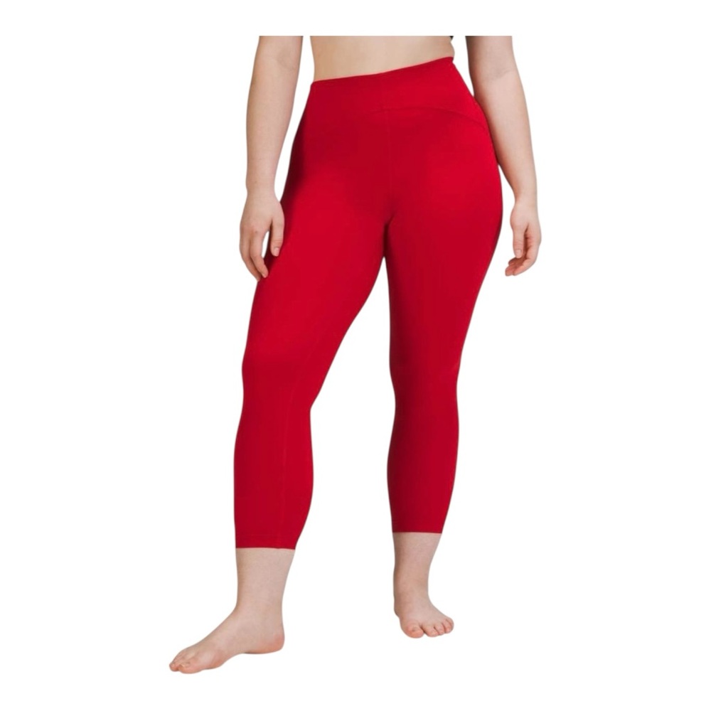 Lululemon Instill High-Rise Tight 25" Dark Red women’s size 2 - Picture 4 of 11